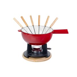 COCON Käsefondue-Set 10-teilig, Rot - FRI-GX47-007QEZ
