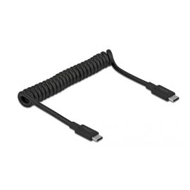 Delock USB 3.0-Spiralkabel 10Gbps, 3A USB-C - USB-C 0.7 m - FRI-GX47-0023VH