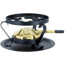 Kadastar Fondue-Rechaud Traditional Ø 16 cm Gold/Schwarz - FRI-GX47-003GR5