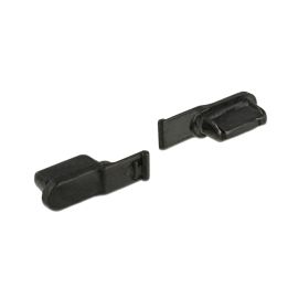 Delock Staubschutz Lightning f 10 Stk. Schwarz - FRI-GX47-005HMG