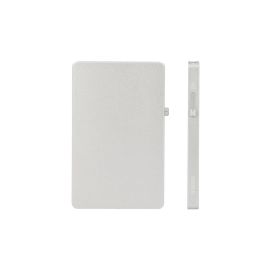 Valenta Kartenschutzhülle, dünn, MagSafe – Silber - FRI-GX47-000EW7