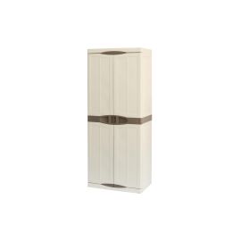 Art Plast Gartenschrank Beige/Braun - FRI-GX47-002MTP