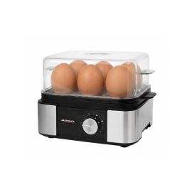 Gastroback Smart Egg Cooker EasyCook 6 Schwarz/Silber - FRI-GX47-0071SP