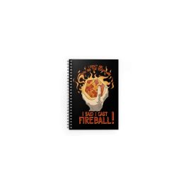 Glass Staff Notizbuch I Cast Fireball! Schwarz/Rot - FRI-GX47-002CJP