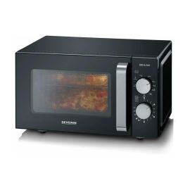 Severin Mikrowelle mit Grill MW 7762 Schwarz/Silber - FRI-GX47-00387P