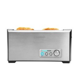 Gastroback Toaster Design Pro 4S Schwarz/Silber - FRI-GX47-00720E