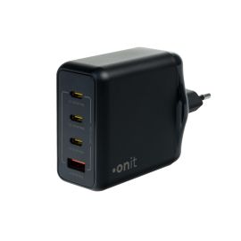 onit USB-Wandladegerät Quad 3C1A 140 W GaN Schwarz - FRI-GX47-000DKV