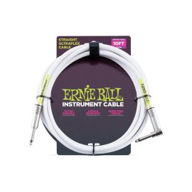 Ernie Ball Instrumentenkabel 6049 – 3.05 m, Weiss - FRI-GX47-0057Y4