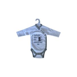 Very Important Baby Langarm-Wickelbody S`gröschte Glück isch Gr. 56 - FRI-GX47-004GNM