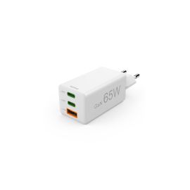 Hama USB-Wandladegerät Gan charger 2x USB-A USB-C 65 W Weiss - FRI-GX47-001R3Y