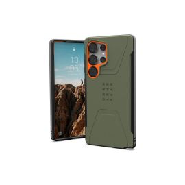 UAG Back Cover Civilian Galaxy S25 Ultra Olive drab/orange - FRI-GX47-003J8Q
