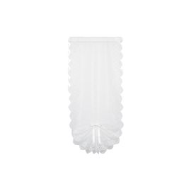 Hubatka Tagvorhang Schwalbenschwanz 45 cm x 90 cm, Weiss - FRI-GX47-001MQR