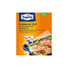 Toppits Bratbeutel 2 in 1 Grösse L, 5 Stück - FRI-GX47-000MMF