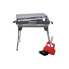 GRILLPETER Holzkohlegrill Iskander Silber - FRI-GX47-002KR8