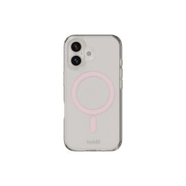 Holdit Back Cover MagSafe iPhone 16 Transparent/Pink - FRI-GX47-004HXK