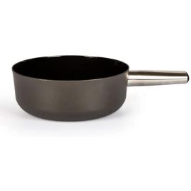 Stöckli Fondue-Caquelon Emotion Inox 23 cm, Schwarz - FRI-GX47-002796
