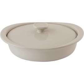 BergHOFF Auflaufform mit Deckel Leo Balance MM Rund, Beige - FRI-GX47-0027GB
