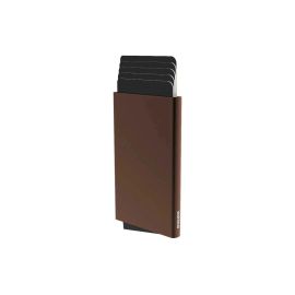 Valenta Cardprotector Alu MagSafe Plus Dark Brown - FRI-GX47-004BZJ