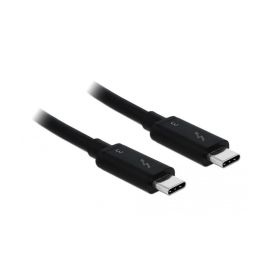 Delock Thunderbolt 3-Kabel 40Gbps USB-C - USB-C 0.5 m - FRI-GX47-001NJ4