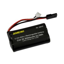 Amewi RC-Akku Li-Ion 2S 7.4 V 3000 mAh 5600 mAh Stecker - FRI-GX47-004K5R