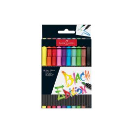 Faber-Castell Black Edition 10er Etui, Mehrfarbig - FRI-GX47-001M5J