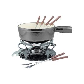 Swissmar Fondue-Set All-in-One 9 Teile, Grau - FRI-GX47-002Y5F