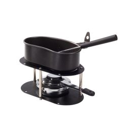Nouvel Käsefondue-Set Gamelle 4 Teile, Schwarz - FRI-GX47-0018KE