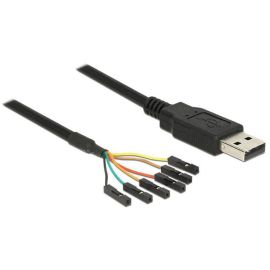 Delock USB 2.0-Kabel TTL Seriel 6 Pin (5 V) USB-A - Pinheader 1.8 m - FRI-GX47-0049DF