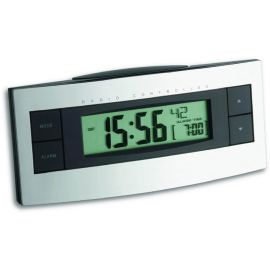 TFA Dostmann Funkwecker Digital Schwarz/Silber - FRI-GX47-004HY0