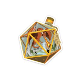 Glass Staff Battle in a Bottle Sticker Mehrfarbig - FRI-GX47-001S51