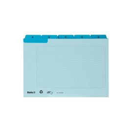 Biella Karteikarten A5, A-Z, 25-teilig, Blau - FRI-GX47-0001CT