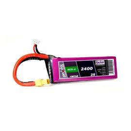 Hacker RC-Akku LiPo 2400 mAh 7.4 V 20C TopFuel ECO-X MTAG - FRI-GX47-001VHX