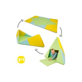 alldoro Spielmatte 3-in-1 faltbar zu Tipi-Zelt und Boot 182 x 105 cm - FRI-GX47-001NCZ