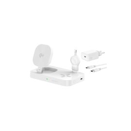 4smarts Qi2 Ladestation Trident mit Charger für Samsung Watch, weiss - FRI-GX47-001K08