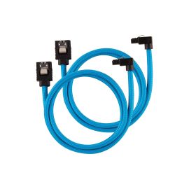 Corsair SATA3-Kabel Premium Set Blau 60 cm gewinkelt - FRI-GX47-00200E