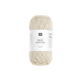 Rico Design Baumwollgarn Haferflocke, 50 g, 125 m - FRI-GX47-003JC2