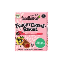 foodloose Fruchtcreme-Riegel Apfel-Erdbeere 3 x 28 g - FRI-GX47-0026K7