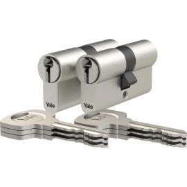 Yale Doppelzylinder 500 plus, 2er-Set, 30/30 Standard Security - FRI-GX47-0059MY