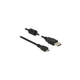 Delock USB 2.0-Kabel mit Ferritkern USB-A - Micro-USB B 1 m - FRI-GX47-002SXR