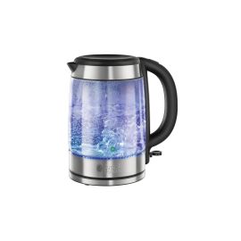 Russell Hobbs Wasserkocher 1.7 l, Transparent/Schwarz/Silber - FRI-GX47-003AS5