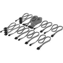 Corsair Stromkabel Pro Sleeved Type 4 S/W 61 cm - FRI-GX47-006PKF