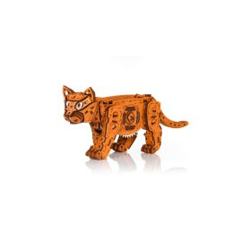 Eco-Wood-Art Bausatz Kätzchen Orange - FRI-GX47-0047QR