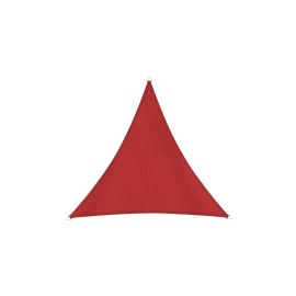 Windhager Sonnensegel Cannes, 4 m, Dreieckig, Rot - FRI-GX47-003FDJ