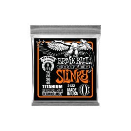 Ernie Ball Gitarrensaiten 3122 Slinky Coated Titanium – Hybrid 09-46 - FRI-GX47-00246E
