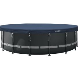 Intex Pool-Abdeckplane Allwetter-Deluxe 5.4 m x 20 cm, Dunkelblau - FRI-GX47-001A1J