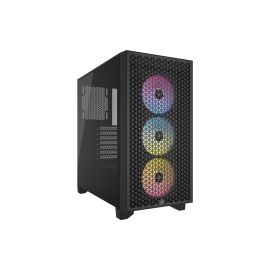 Corsair PC-Gehäuse 3000D RGB Airflow Schwarz - FRI-GX47-0038SZ