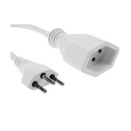 FURBER.power Verlängerungskabel T13-T12 3 m Weiss - FRI-GX47-004XVK