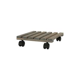 Esschert Design Rolleruntersetzer Quadratisch L Grau/Schwarz - FRI-GX47-0062JY