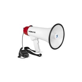 Vonyx Megaphon MEG045 45 W Bluetooth USB MicroSD Sirene Weiss Rot - FRI-GX47-006APC
