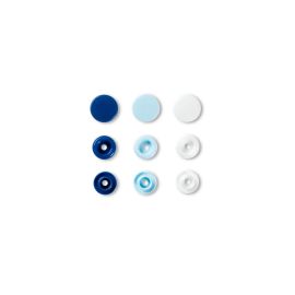 Prym Druckknöpfe Color Snaps Grün/Braun, 12.4 mm, 30 Stück - FRI-GX47-002BEE